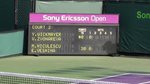 2010 Sony Ericsson Open Miami Yanina Wickmayer Vera Zvonareva Doubles Board