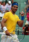 2010 Sony Ericsson Open Miami Rafael Nadal Finger
