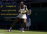 2010 Wimbledon Serena Williams backhand low