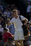 SM 2010 Wimbledon Andy Murray pack up