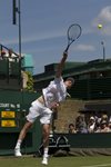 SM 2010 Wimbledon Sam Querrey serve high (2)