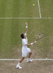 FM 2010 Wimbledon Nicolas Mahut serve