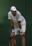 SM 2010 Wimbledon John Isner hands on knees &