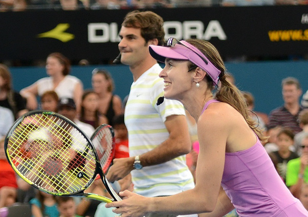Federer: "Very Excited" For Hingis Reunion 