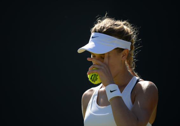 Injured Bouchard Bounced Out of Wimbledon Opener 