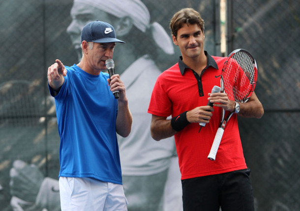 John McEnroe, Roger Federer