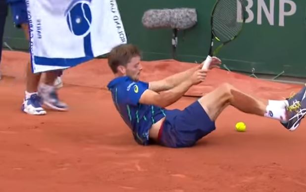 Knockdown! Goffin Hits the Canvas in Paris 