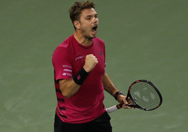 Watch: Wawrinka Resumes Practice with a Bang