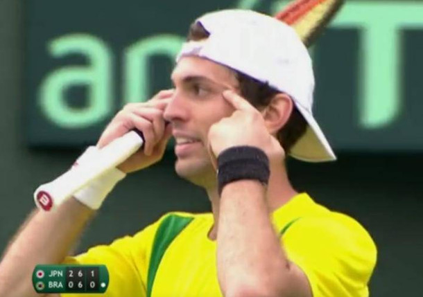 Clezar Fined $1,500 for Gesture in Davis Cup Loss