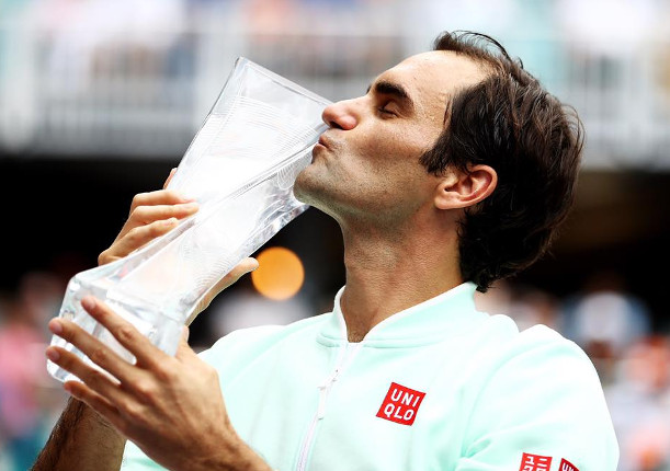 Federer Dethrones Isner in Miami Final For 101st Title 