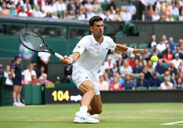 Dominant Djokovic Into 50th Slam Quarterfinal at Wimbledon 