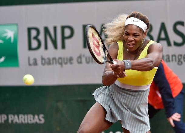 Serena Backhand French Open 2014