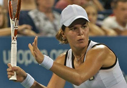 Anna Tatishvili has her best showing at a major at the 2012 US Open