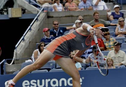 Sam Stosur loses to Victoria Azarenka in the 2012 US Open quarterfinals