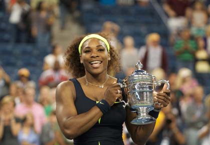 Serena Williams wins her fourth U.S. Open title, defeating Victoria Azarenka in three sets