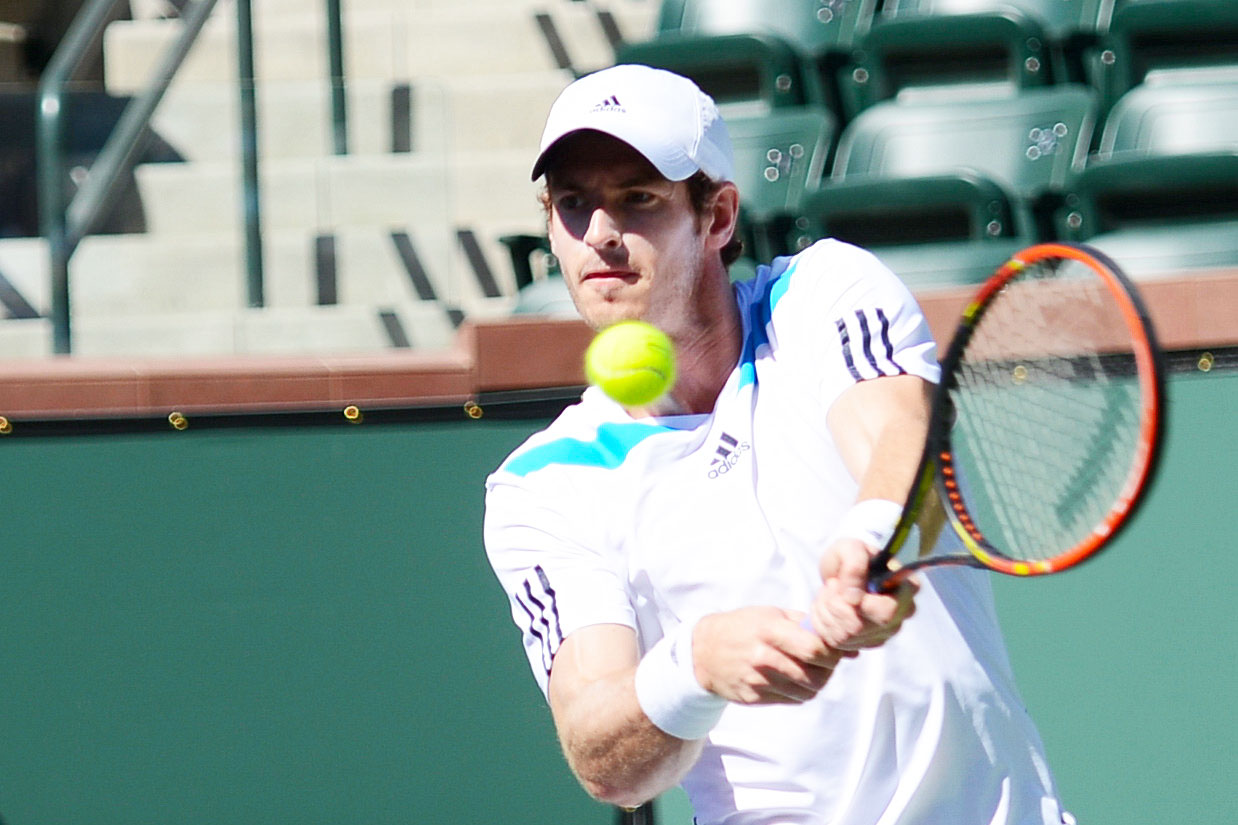 Andy Murray Grimace Indian Wells