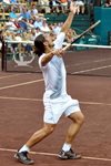 Guillermo Canas serve, 2009 Clay Court, Houston, Texas