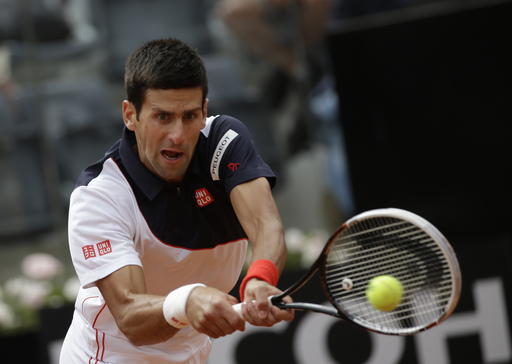 Novak Djokovic Backhand Rome 2014