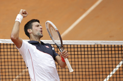 Novak Djokovic Rome Quarterfinals 2014