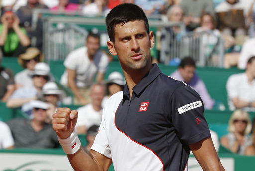 Novak Djokovic Fist Pump 2014 Monte Carlo