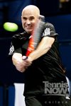 Los Angeles Tennis Open - Andre Agassi vs John McEnroe