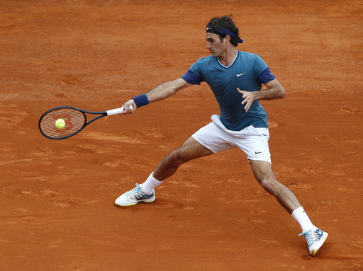 Roger Federer Forehand Monte-Carlo 2014