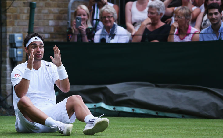 Fabio Fognini Fined By Wimbledon for Unsportsmanlike Conduct 