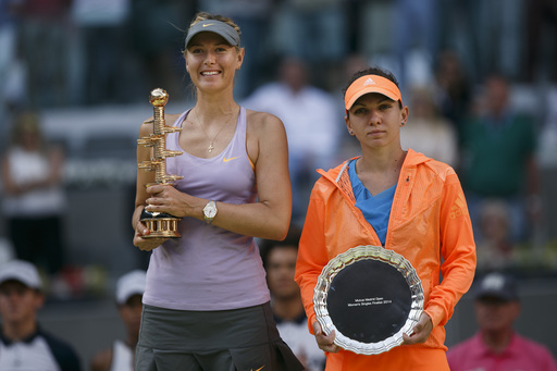 Maria Sharapova Madrid Open Trophy