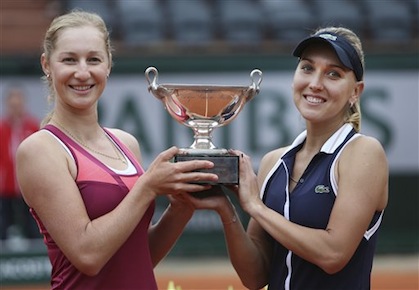 Makarova and Vesnina French Open