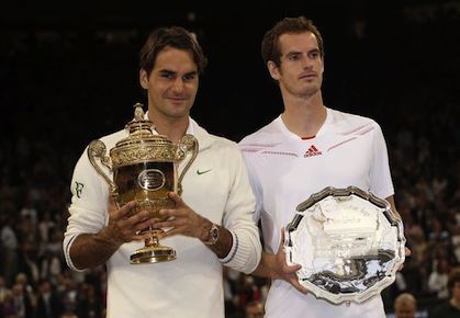 Roger Federer and Andy Murray, Wimbledon 2012