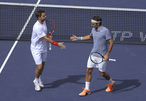 Federer & Wawrinka Dish Up Doubles Delight at Indian Wells 