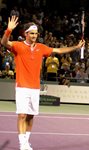 2010 Sony Ericsson Open Miami Roger Federer wave Henk Abbink