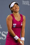 2010 Bank of the West Classic Kimiko Date Krumm smiles