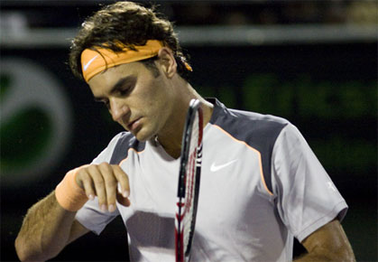 Roger Federer Sad