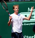 2010 US Men's Clay Court Championship Houston Final Sam Querrey Backhand Frusterated 