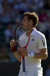 SM 2010 Wimbledon Andy Murray fist