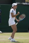 FM_2010 Wimbledon Justine Henin fist