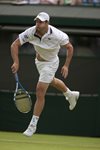 2010 Wimbledon Andy Roddick end serve