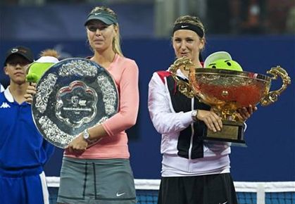 Victoria Azarenka beats Maria Sharapova to win the 2012 China Open