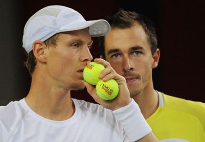 Berdych and Rosol, Davis Cup 2013
