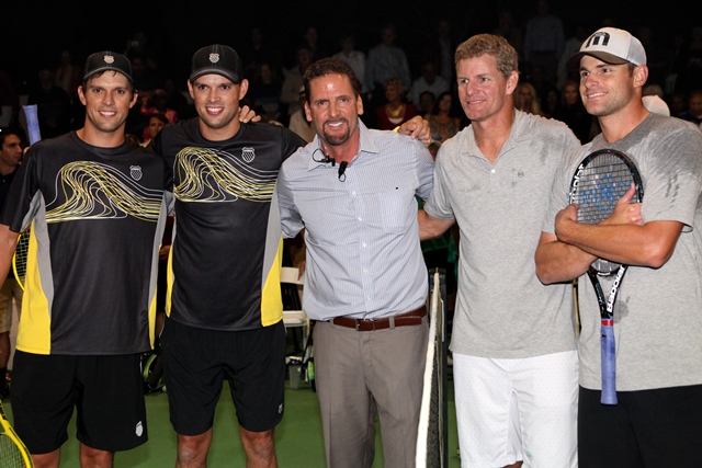 Bryan Brothers' V-Grid Tennis Fest Raises $100,000 