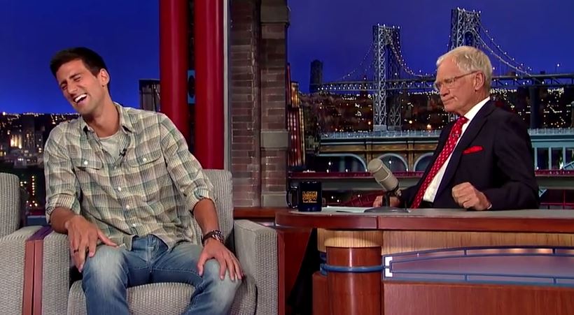 Video: Djokovic Talks Tennis with David Letterman 