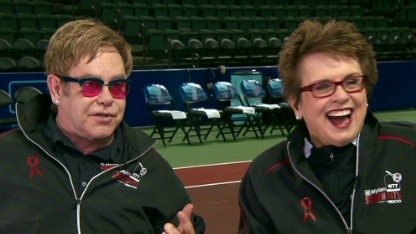 Sir Elton John and Billie Jean King Hosting Mylan World TeamTennis Smash Hits 