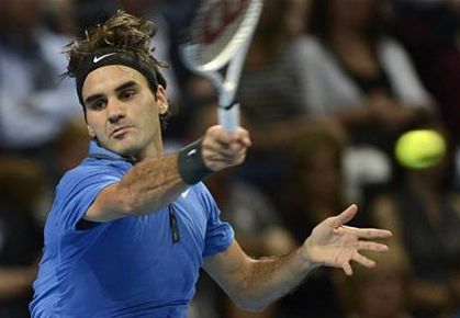 Roger Federer beats David Ferrer for the 14th time
