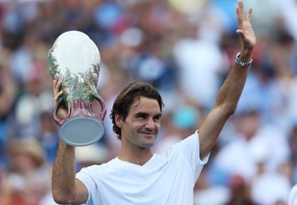 Federer Cincy Nick Laham AFP