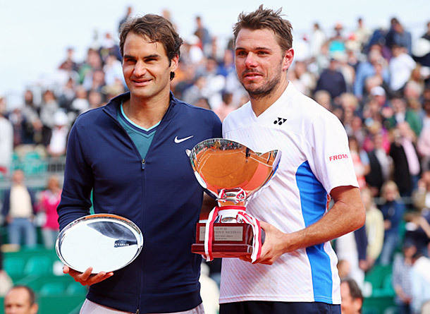 Video: Despite Loss in Monte-Carlo, Federer Very Happy for Buddy Wawrinka  