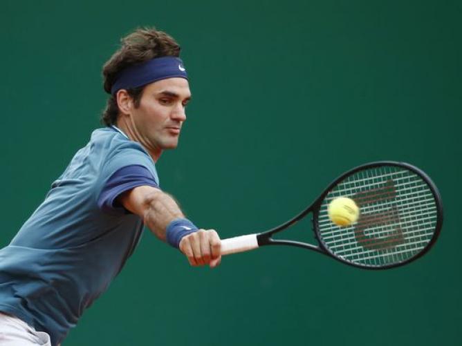 Video:  Federer Snaps a Down-the-Line Backhand Past Tsonga in Monte-Carlo  