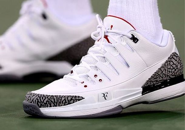 Roger Federer's Air Jordans 2014