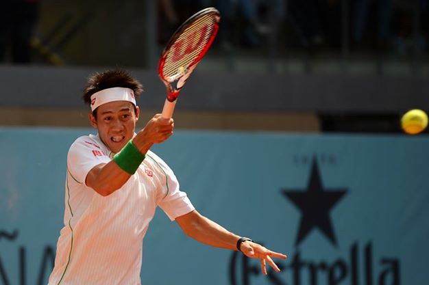 Video: Kei Nishikori Plays a Masterful Point to Break Nadal in the Madrid Final 