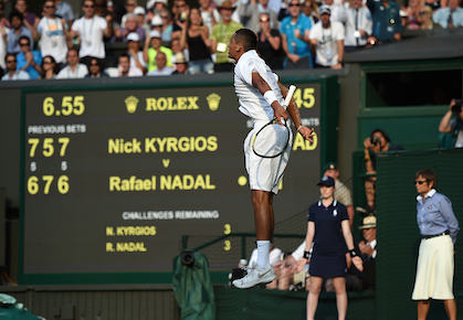 Video: Nick Kygrios Hits Dropshot Tweener in Upset of Rafael Nadal 